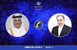 I.R. Iran, Ministry of Foreign Affairs- Iranian ,Qatari FMs discuss Gaza ceasefire